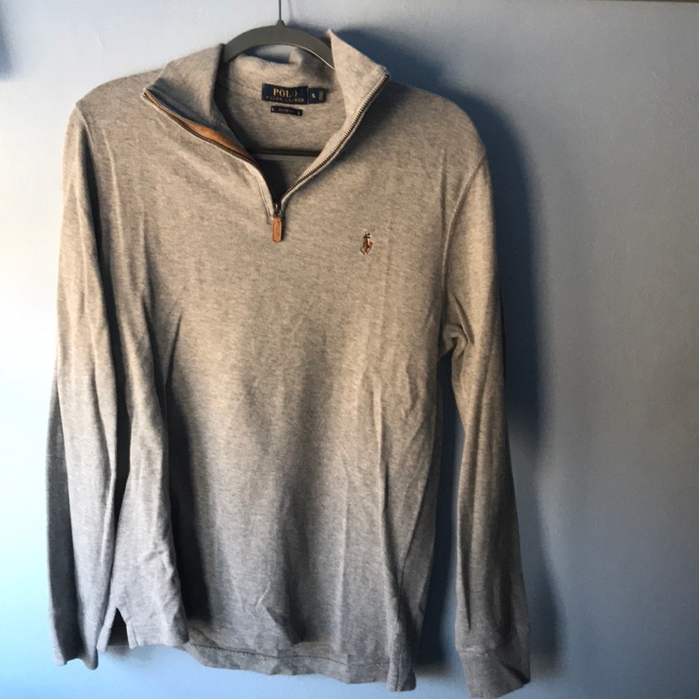 Ralph Lauren Grey Quarter-zip